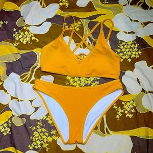 Women’s 2 piece Mustard yellow bikini